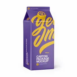 Carton Package With Plastic Cap